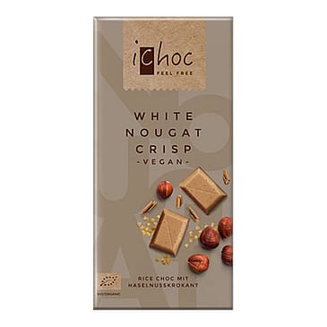 ichoc Ichok white nougat crisp Ø 80 g
