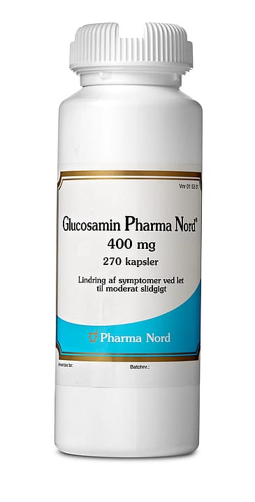 Glucosamin Pharma Nord 400 mg hårde kapsler 270 kaps.