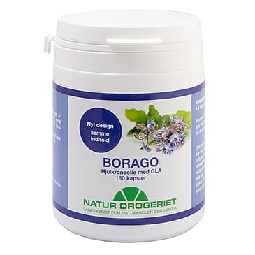 Natur Drogeriet Borago hjulkroneolie 500 mg 180 kaps.