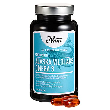 Nani Omega-3 - Alaska Vildlaks 90 kaps.