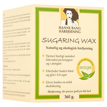 Hanne Bang Organic Sugaring Wax 360 g + 10 Strips