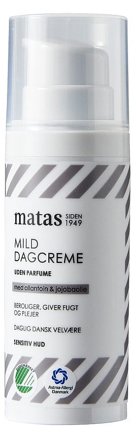 Matas Striber Mild Dagcreme til Sensitiv Hud Uden Parfume 50 ml