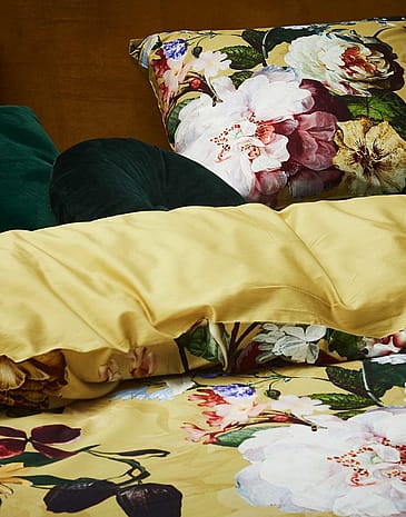 Essenza Fleur sengetøj Golden Yellow 140 x 220