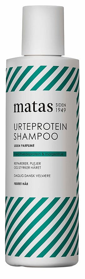 Matas Striber Urteprotein Shampoo til Fedtet Hår Uden Parfume 250 ml