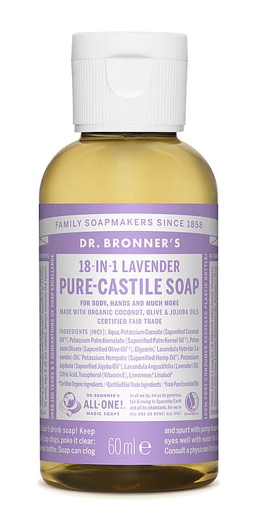 Dr. Bronner's Castile Soap Lavender 60 ml