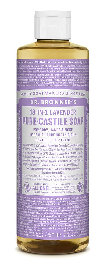 Dr. Bronner's Castile Soap Lavender 475 ml