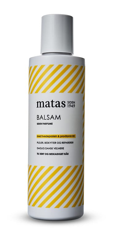 Matas Striber Balsam til Tørt og Beskadiget Hår Uden Parfume 250 ml