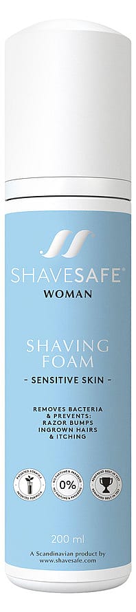 ShaveSafe Barberskum til kvinder Sensitiv 200 ml