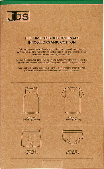 JBS Tights 2-Pack Organic Cotton Hvid/S