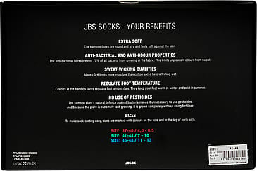 JBS Socks Bamboo 7 Pairs Box Sort/45-48