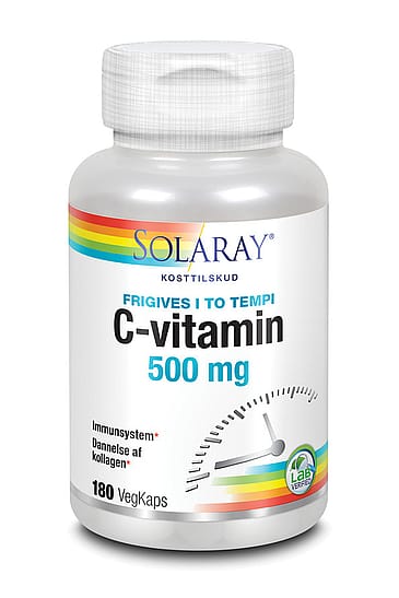 Solaray C-vitamin 500 mg 180 veg. kaps.