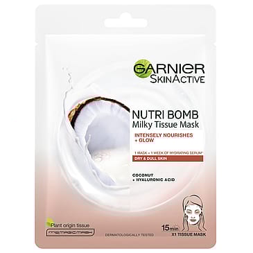Garnier Fresh Mix Tissue Mask Coconut Ansigtmaske Coconut