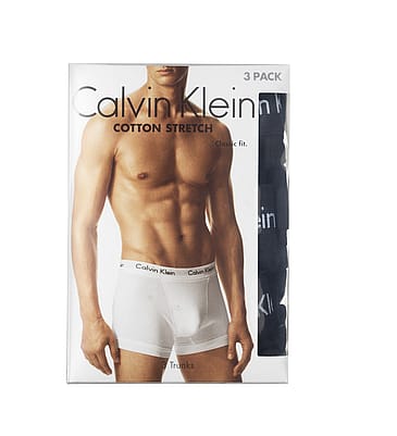 Calvin Klein Undertøj Trunks 3 Pack Sort/S