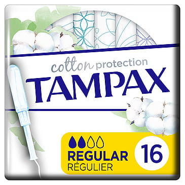 Tampax Organic Regular Tamponer 16 stk