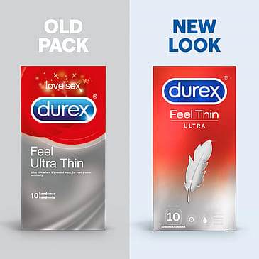 Durex Feel Ultra Thin kondomer 10 stk