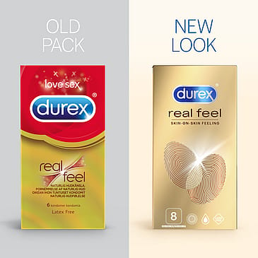 Durex Real Feel kondomer latex-fri 8 stk