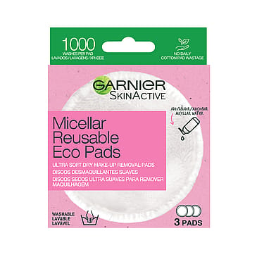 Garnier Skin Active Micellar Reusable Eco Pads 3 stk.