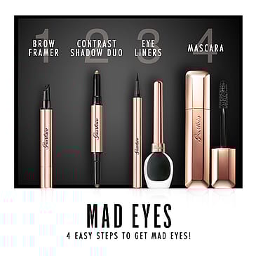 GUERLAIN Mad Eyes Mascara Buildable Volume Lash By Lash 01 Mad Black