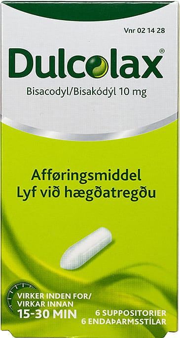 Dulcolax Suppositorier 10 mg 6 stk.