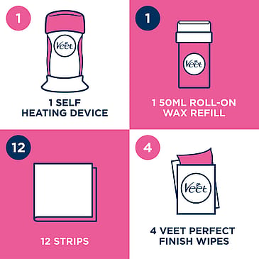 Veet EasyWax Electrical Roll-On Kit