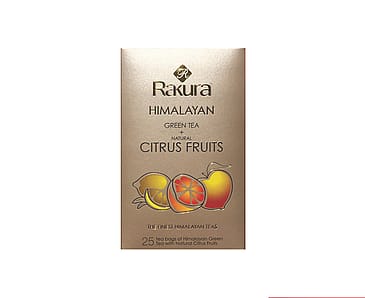 Rakura Himalayan Green Tea + Natural Citrus Fruits 25 breve