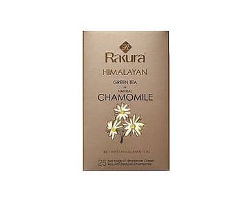 Rakura Himalayan Green Tea + Natural Chamomile 25 breve