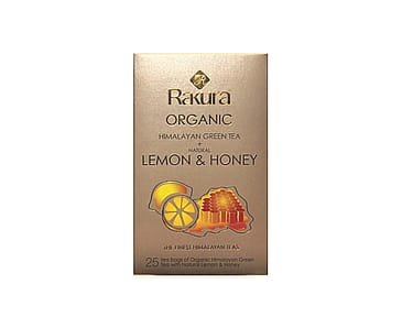 Rakura Himalayan Organic Green Tea + Natural Lemon & Honey 25 breve