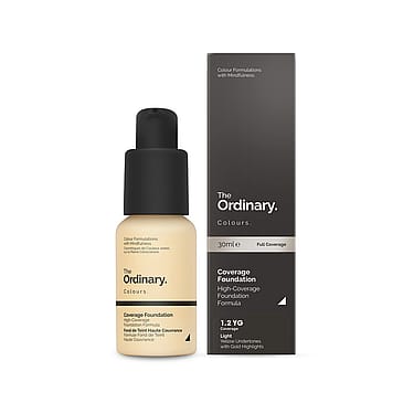 The Ordinary Coverage Foundation 1.2 Yg Light Yellow Gold