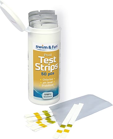 Swim & Fun Test Strips Chlorine/pH/Stabilizer  50 pcs.
