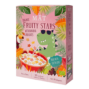 MÄT Organic Cereal Fruty Stars with Banaba and Dates Ø Fruty Stars with Banaba and Dates