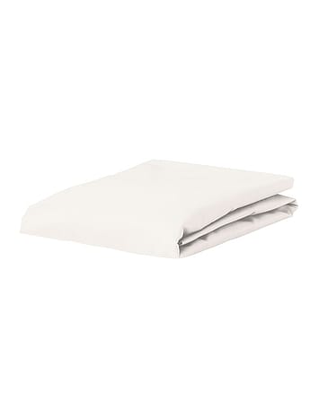 Essenza Satin Fitted Sheet Oyster 90 x 200