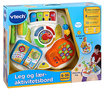 VTech Leg og Lær Aktivitetsbord Med dansk tale