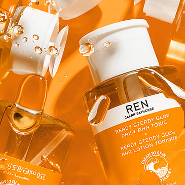 REN Clean Skincare Radiance Ready Steady Glow Daily Aha Tonic 250 ml