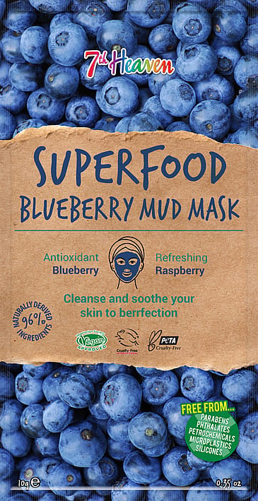 Montagne Jeunesse Superfood Mud Mask Blueberry