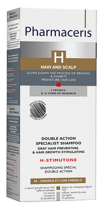 Pharmaceris H-Stimutone Specialist Grey Hair Preventing & Hair  Stimulating Shampoo 125 ml