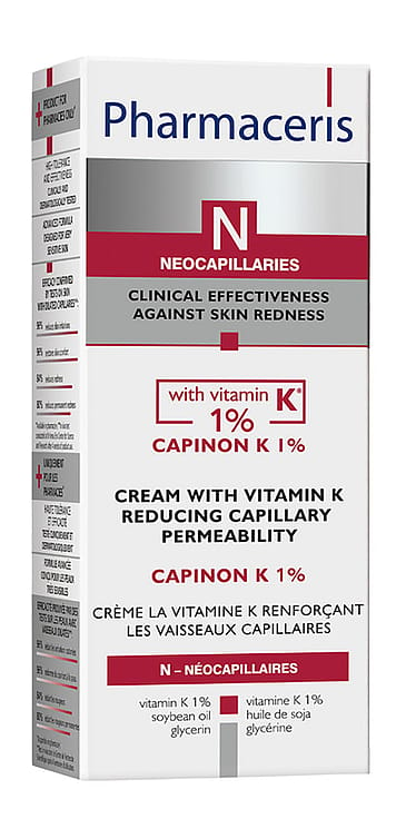 Pharmaceris Capinon K 1% Reducing Capillary Permability Vitamin K Cream 30 ml