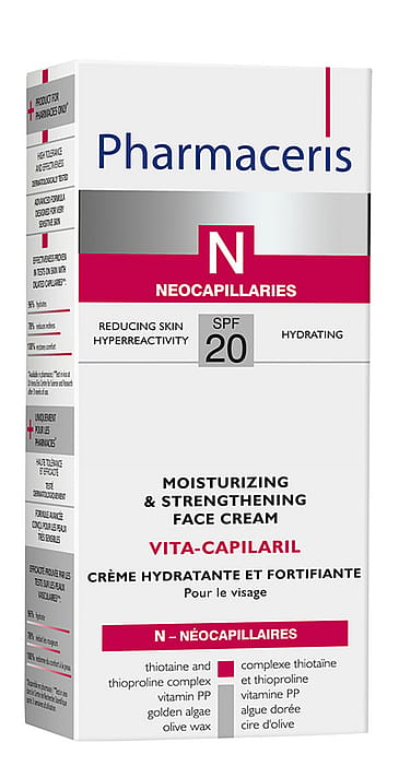 Pharmaceris Vita-Capilaril Moisturizing Strengthening Face Cream SPF 20 50 ml