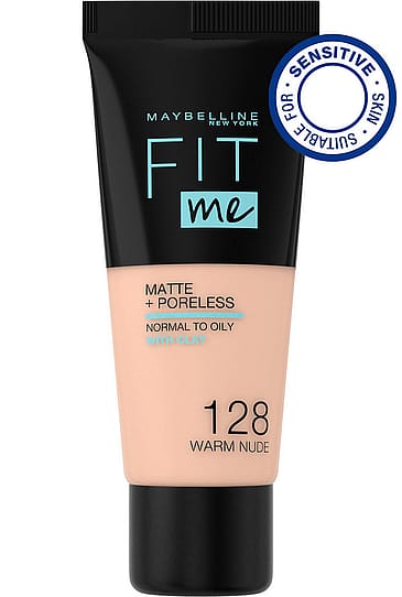 Maybelline Fit Me Matte & Poreless Foundation 128 Warm Nude