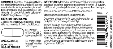 Matas Striber Baldrian 200 kaps.