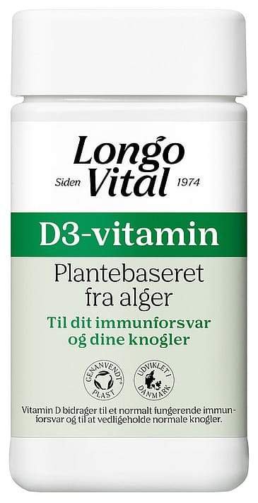Longo Vital D-vitamin 180 stk