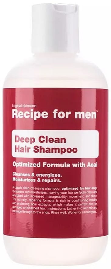 Recipe For Men Deep Cleansing Shampoo