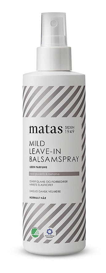 Matas Striber Mild Balsamspray til Normalt Hår Uden Parfume 200 ml