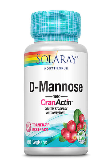 Solaray D-Mannose med CranActin 60 VegKaps.