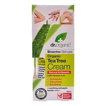Dr. Organic Tea Tree Antiseptisk Cream 50 ml