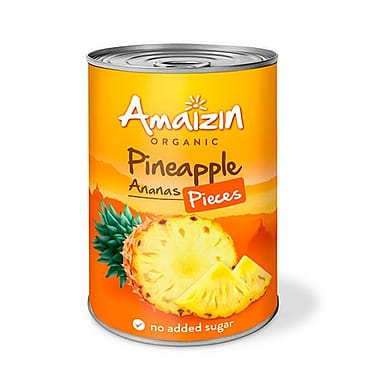 Amaizin Ananas I Stykker Ø 400 g