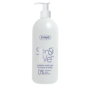 Ziaja Sensitive Skin Wash Gel For Face & Body 400 ml