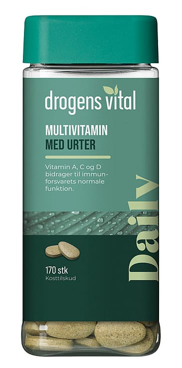 Drogens Vital Multivitamin med Urter 170 stk