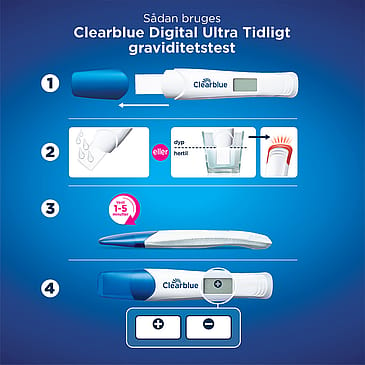 Clearblue Ultra Early Digital Graviditetstest 2 stk