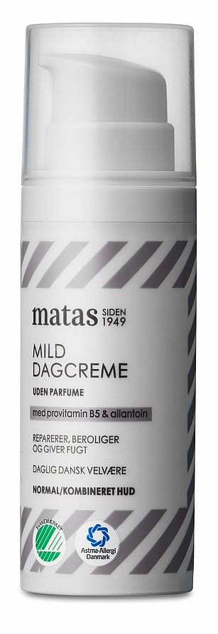 Matas Striber Mild Dagcreme til Normal/Kombineret Hud Uden Parfume 50 ml