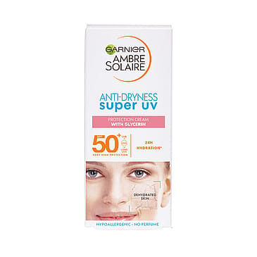 Garnier Advanced Face & Chest Sun Protection Cream SPF 50+ Solbeskyttelsescreme 50 ml